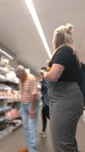 Office Pants Phat Ass Blonde PAWG