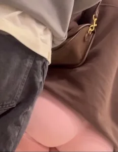 Tight small bubble pawg in pink shorts
