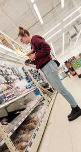 College Girl with a Nice Ass Bending Over in Jeans! (OC)