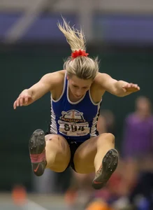 Canadian girls at an Alberta track and field tournament