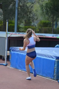 Candid track and field girls