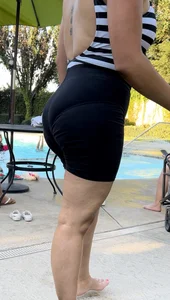 Latina at community Swimming Pool