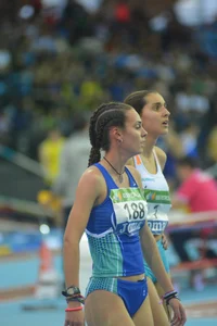 Candid track and field girls