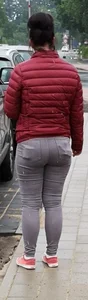 Teen with round booty