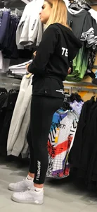 JD Sports girls in tight leggings with nice asses