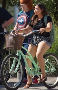 Riding Bikes in Summer