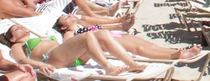 Beach and bikini girls
