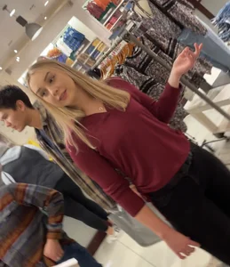 Super pretty blonde with a nice ass