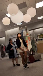 Thicc ass latina in short dress