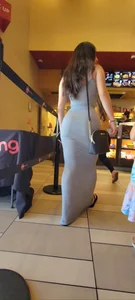 Beautiful curves on slim latina mom