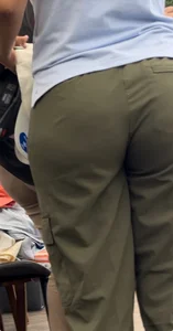 Latina MILF, nice ass, lace panties VPL, big tits = NUTBUSTER