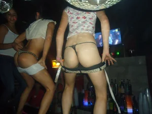 Sluts partying, dancing and flashing