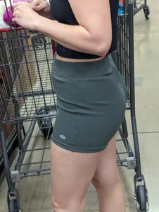 White chicks in green shorts