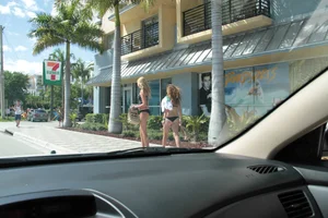 Florida beach and bikini girls