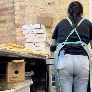 Latina vpl in blue jeans