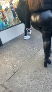 Dominican Milf With A BBL Leather Pants OC