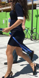 Huge Candid Bubble Butt And Muscly Legs