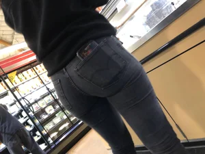 Tiiiiiight jeans peach