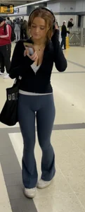 Skintight cute hottie, didn’t mind being recorded. (OC)
