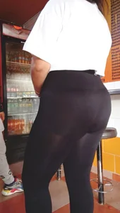 Mexican Thick Hungry Girl In Black Leggings OC