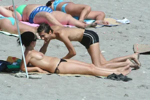 Continesti nude beach girls in Romania