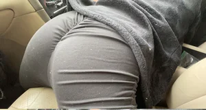 A Collection of Pics of a Girl Doing Blojob in a Car With Her Pants Pulled Down