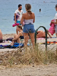 From the beach