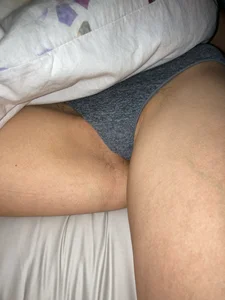 Candid Wife in Grey Panties Asleep in Bed With Spread Legs Creepshots