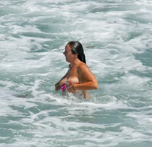 Beach and bikini nip slips