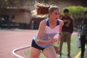Candid track and field girls
