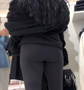 Hot milf in all black