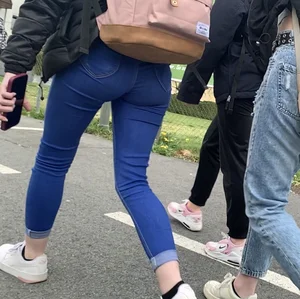 First post. Teen in blue jeans