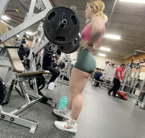 Blonde PAWG at the Gym (Not OC)