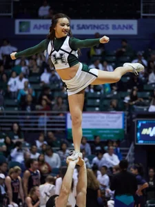Candid cheerleaders