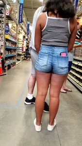 Tight ass in shorts