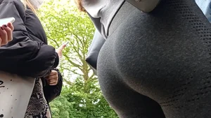 Awesome ass recorded at a bus station