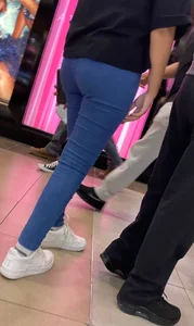 Latina teen likes her pocketless jeans