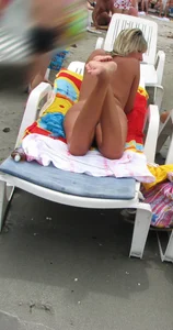 Candid beach and bikini babes