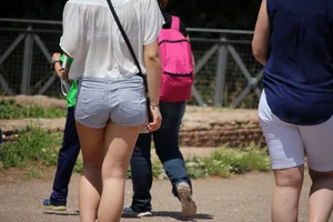 Sexy Ass in Shorts Street Closeups Gallery