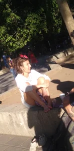 some legs on the street