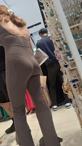 Hard VPL in brown one piece