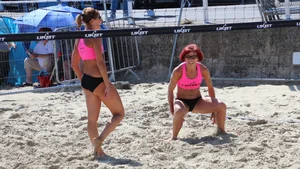 Weymouth beach volleyball girls 2018