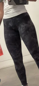 Cute college blonde frontal in tight lulu lemon leggings