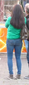 Nice street candid milfs wearing tight jeans