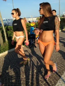 Beach and bikini girls