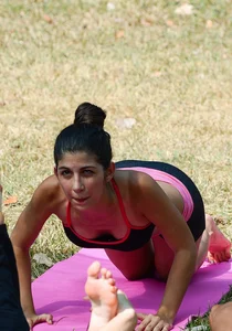 Candid yoga girls