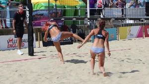 Weymouth beach volleyball girls  2019