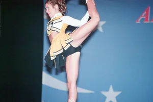 Candid cheerleaders