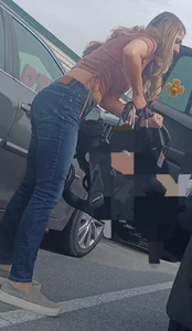 Sexy blonde mama