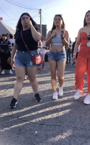 cute latina showing cheeks !!!